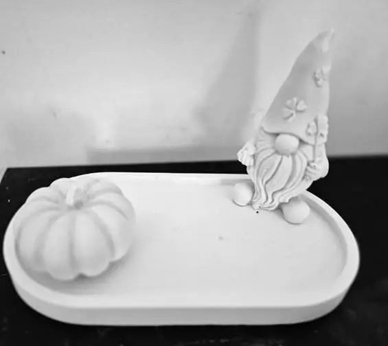 support-bougeoir Petit support bougeoir / Deco en aquarésine